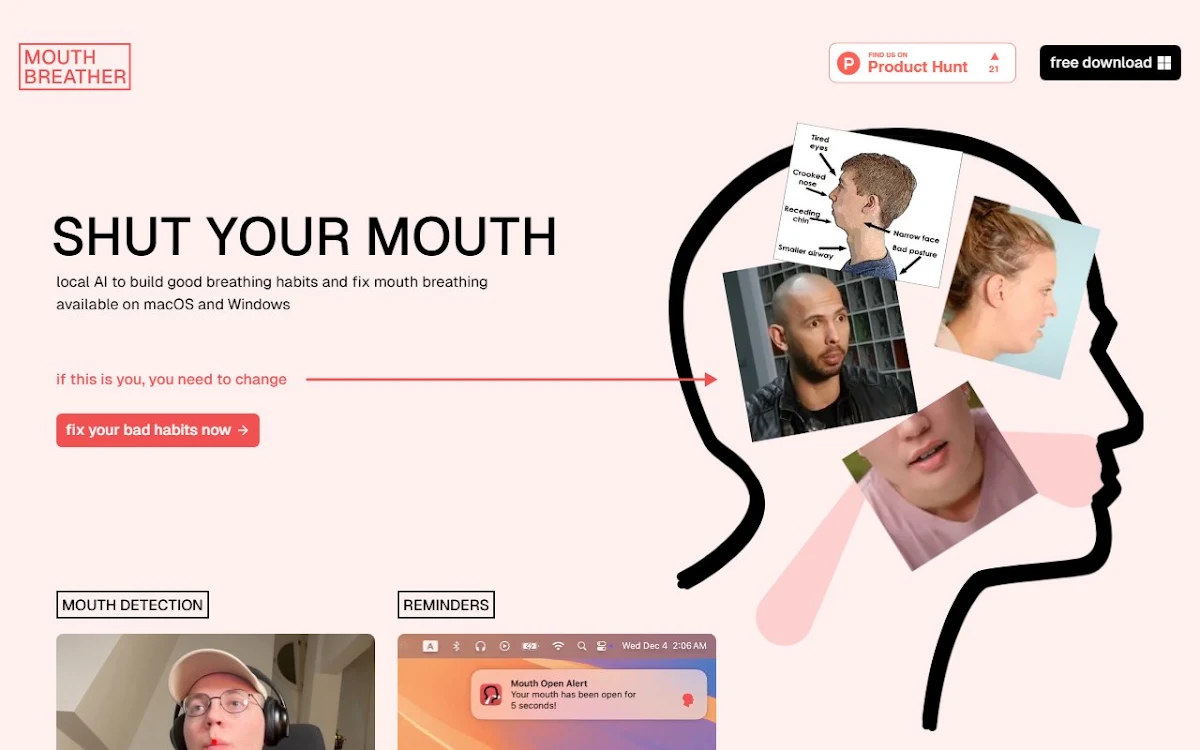 Captura de MOUTH BREATHER