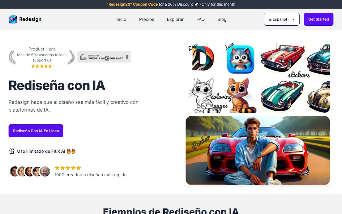 Captura de Face to Many by Redesign