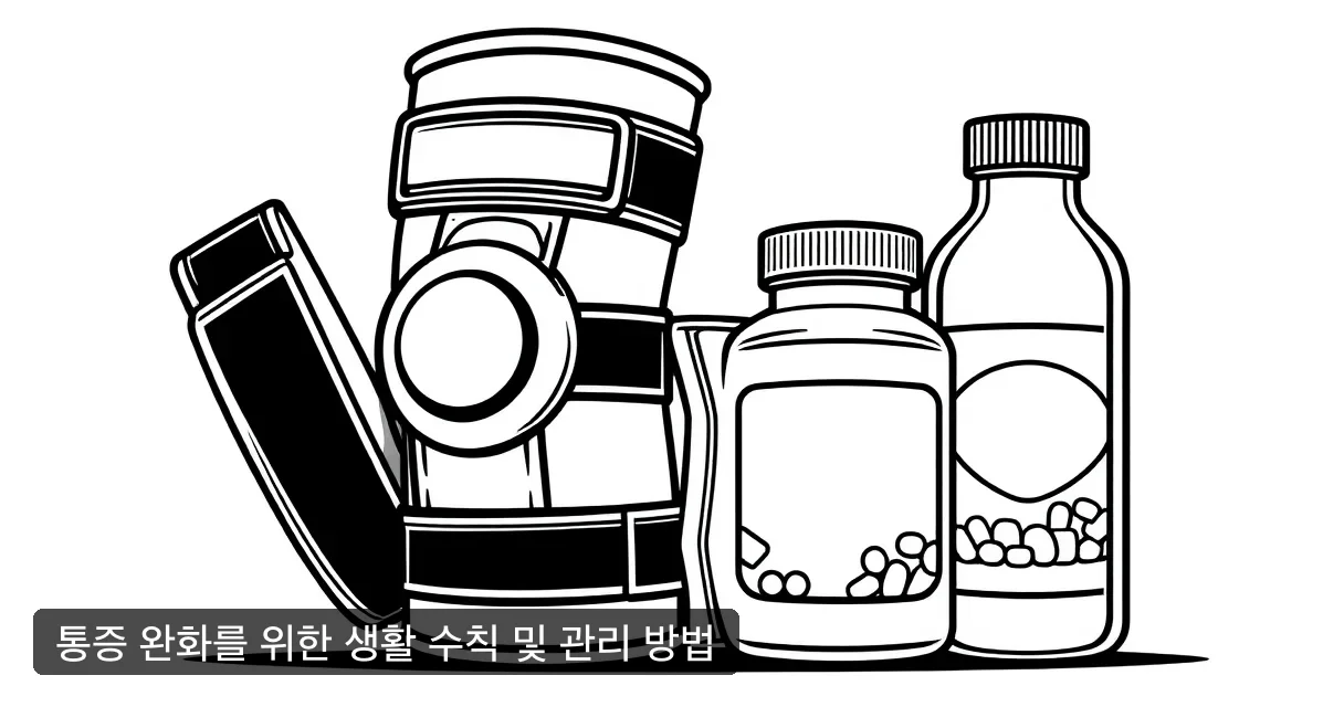 통증 완화를 위한 생활 수칙 및 관리 방법