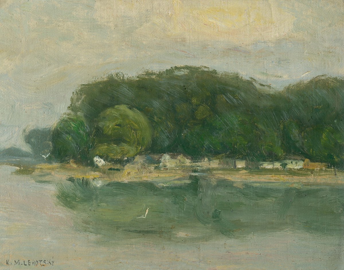 Petržalka Bank from the Danube 19001910