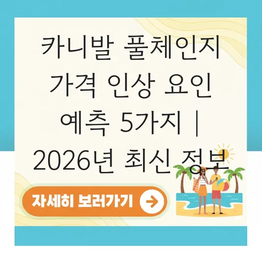카니발 풀체인지 가격 인상 요인 예측
