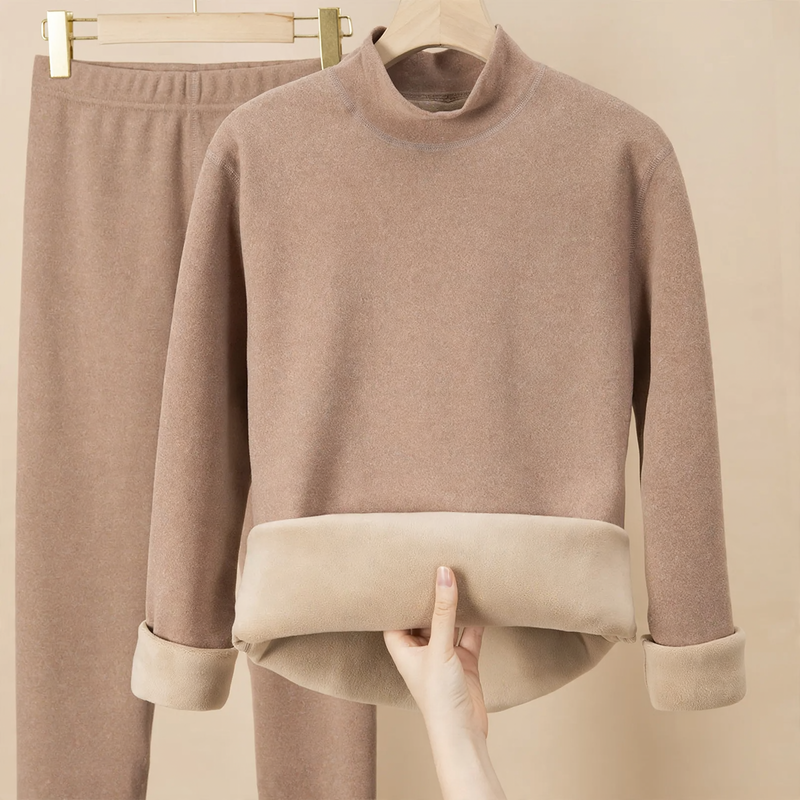 Fleece Lined Thermal Underwear Set, Unisex