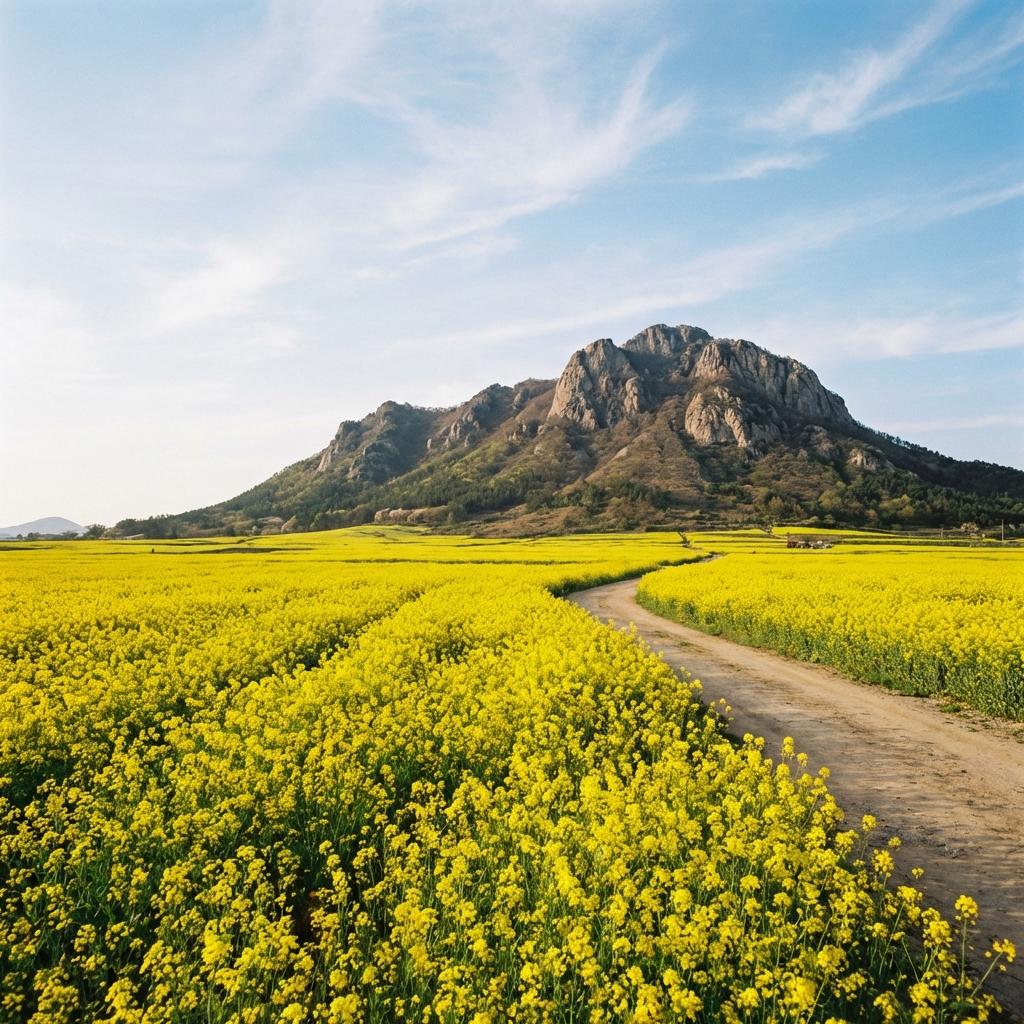 2026 월출산 유채꽃 개화 시기 및 상세 정보