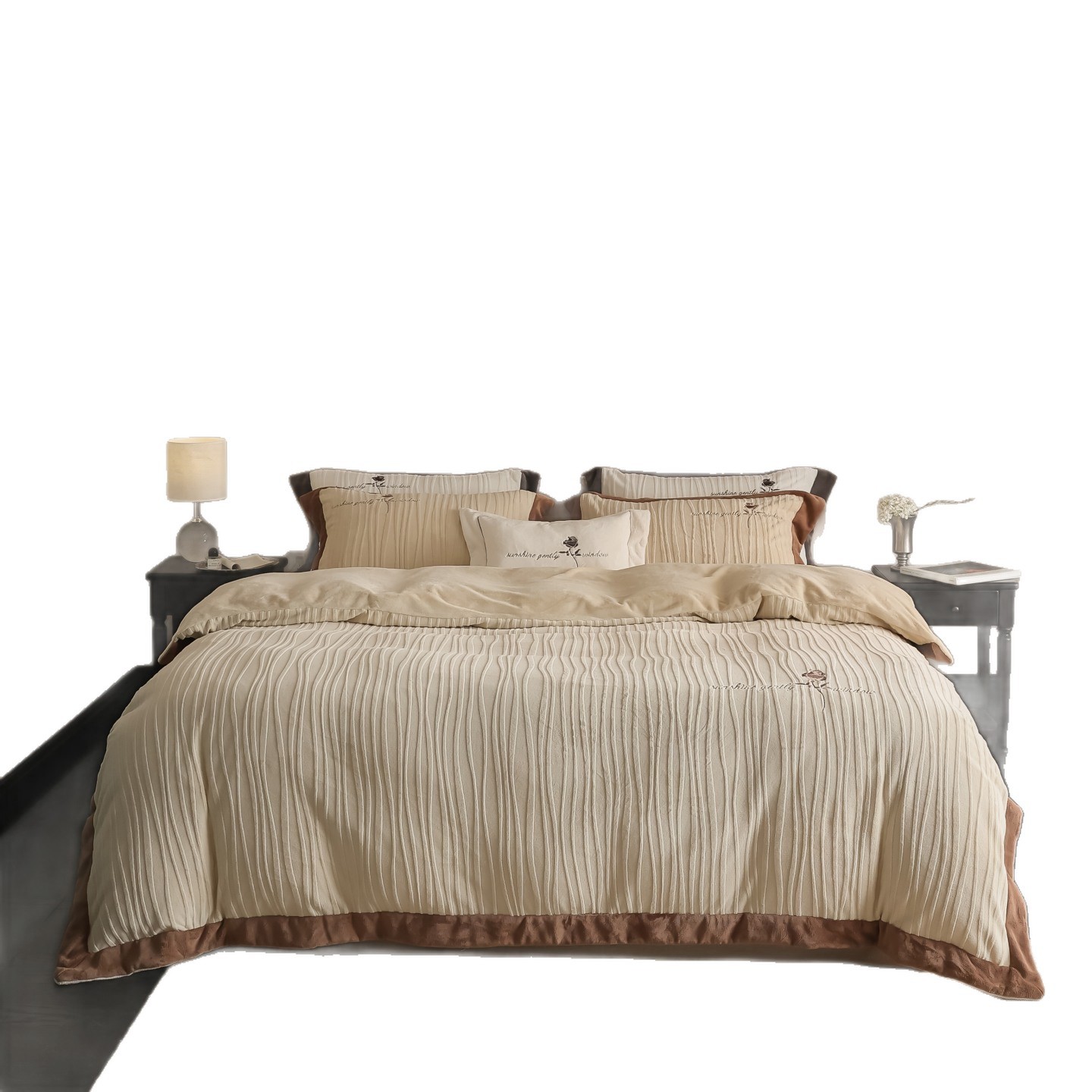 Microfiber Bedding Set, 4-piece, matte surface