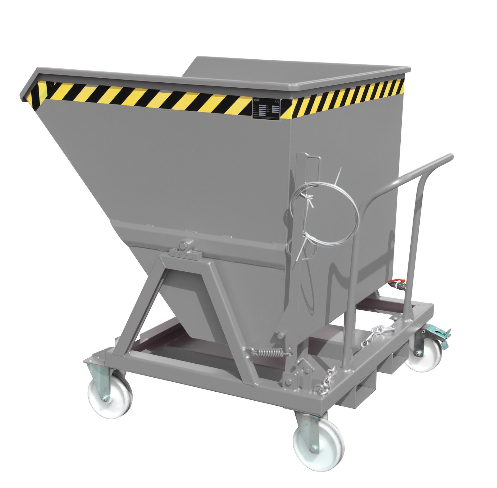 Spaander-kiepbak SKS 700, gelakt, Muisgrijs
