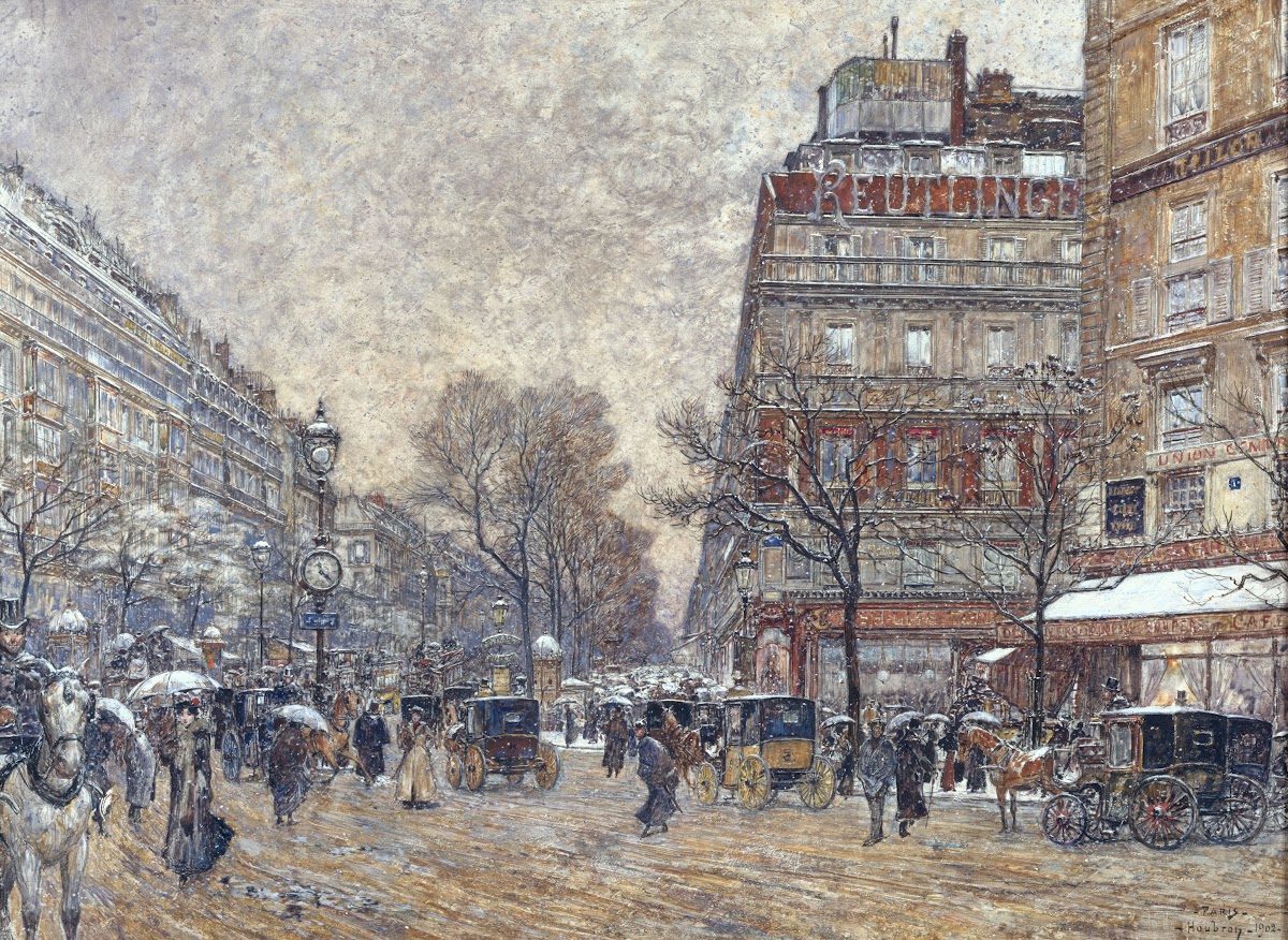 Le carrefour Richelieu Drouot 1902