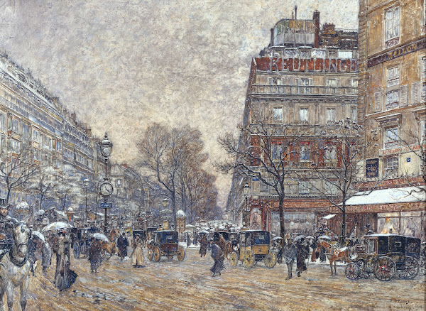 Le carrefour Richelieu Drouot 1902