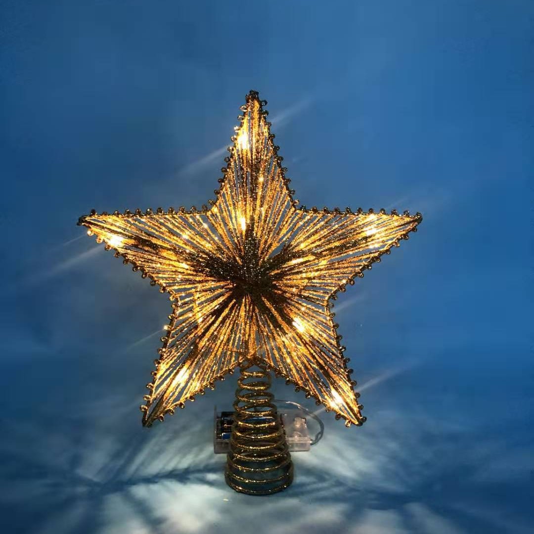 LED-Weihnachtsbaumspitze, beleuchtet, verschiedene Designs