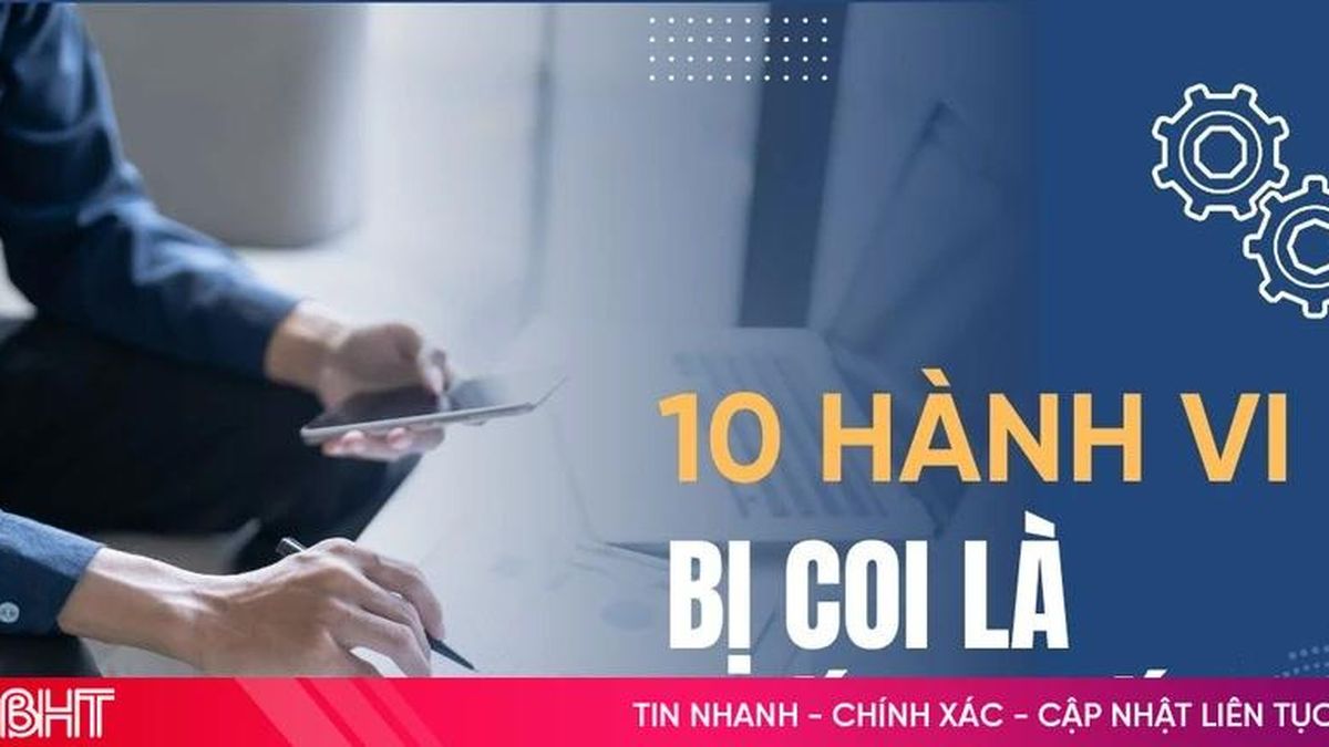 [Motion graphic] 10 hành vi bị coi là trốn thuế - Báo Hà Tĩnh