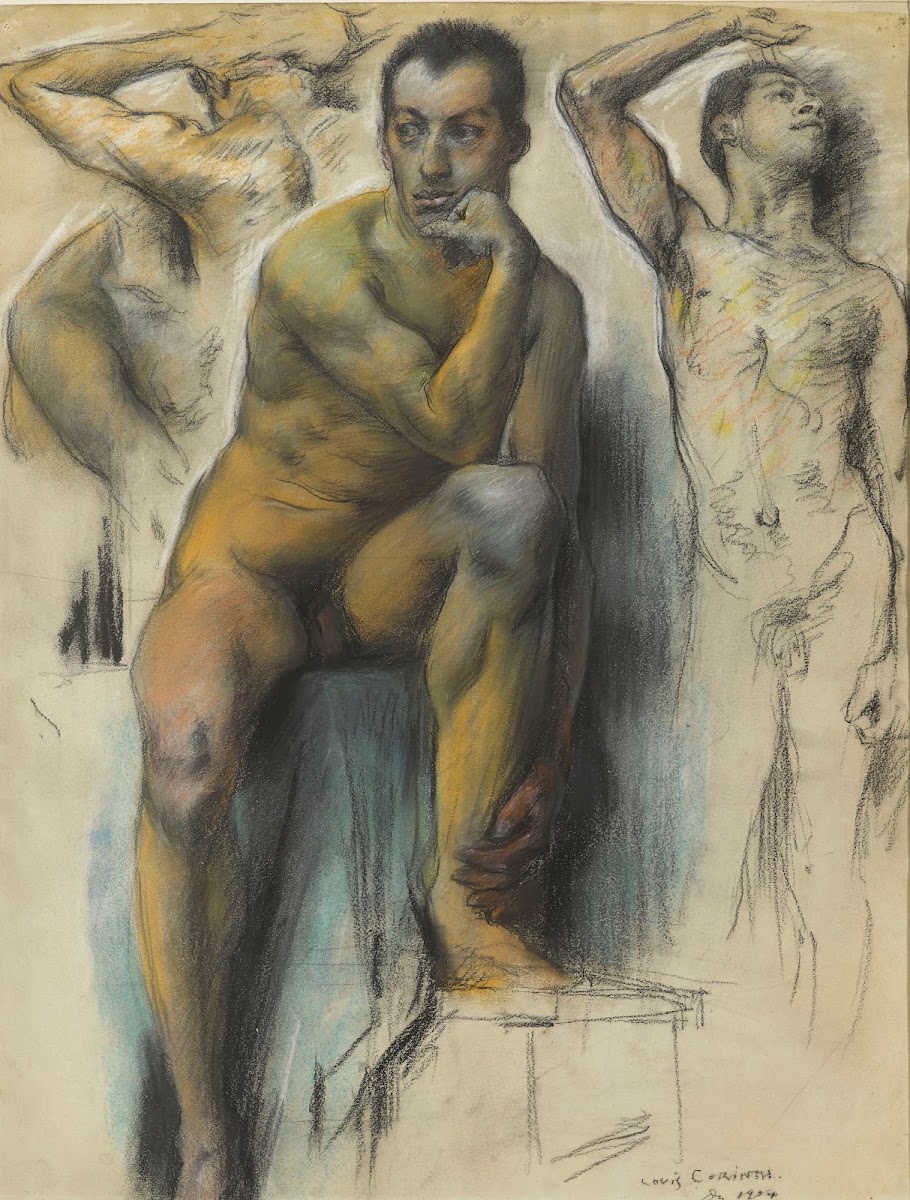Studies of male nudes 1904