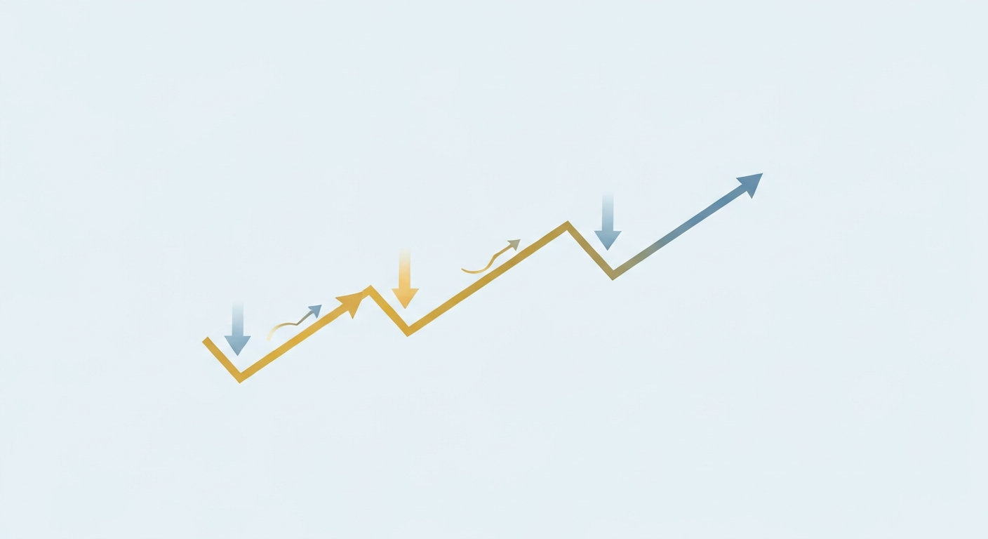 과거 금값 급락 비교 일러스트