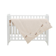 Дитяча змінна постіль 3 ел Twins Шепіт бежевий/сірий