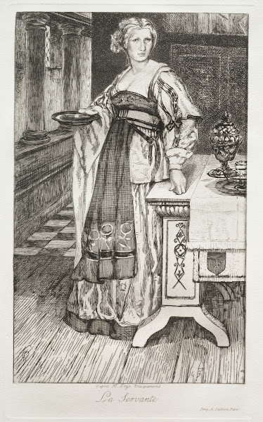 The Maidservant after H Leys 1868