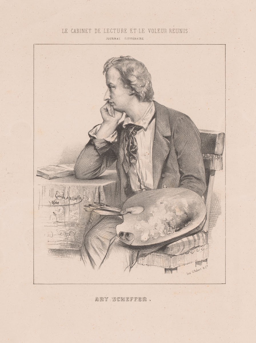 Portrait of Ary Scheffer 1840