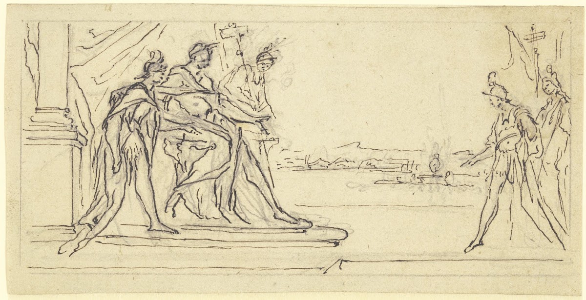 Galba adoptiert den Piso 1748