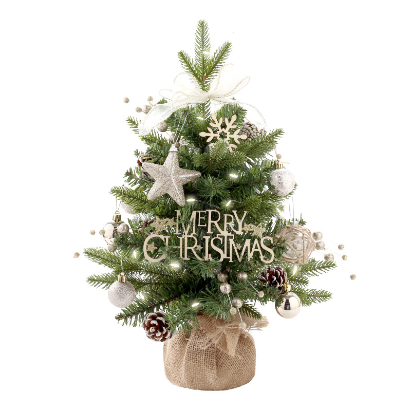 Mini Christmas Tree Set with Musical Box Base, 50 cm