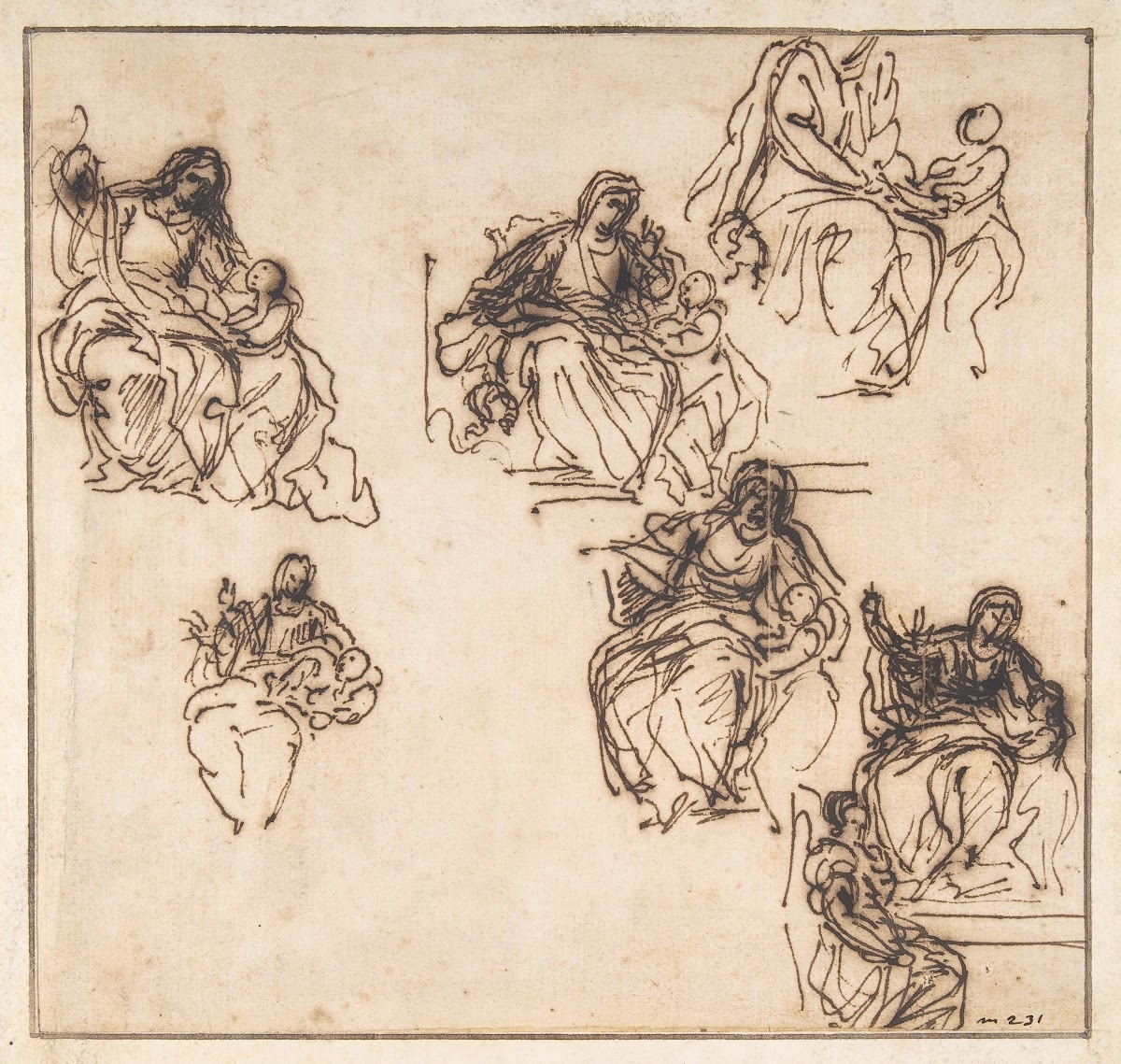 Studies for the Education of the Virgin 16921758