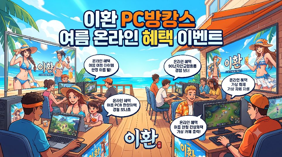 이환 PC방캉스 여름 이벤트