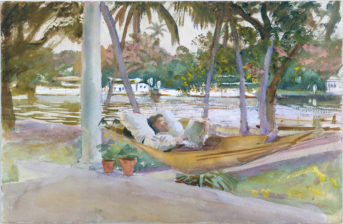 Figure in Hammock Florida 1917