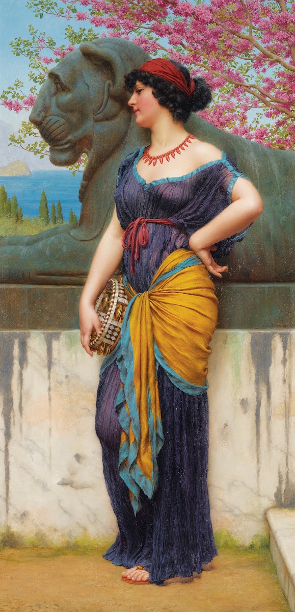 In The Grove Of The Temple Of Isis 1915