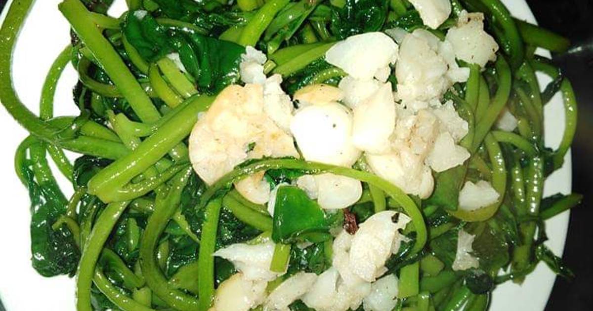 Mồng tơi xào tỏi