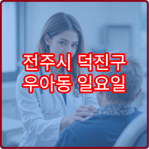 전주시 덕진구 우아동 일요일 진료 정신건강의학과 상담