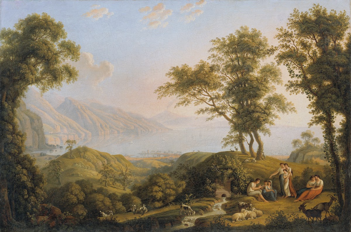 SüDliche Landschaft Mit Vesuv 1820