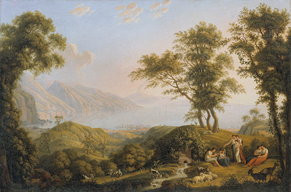 SüDliche Landschaft Mit Vesuv 1820
