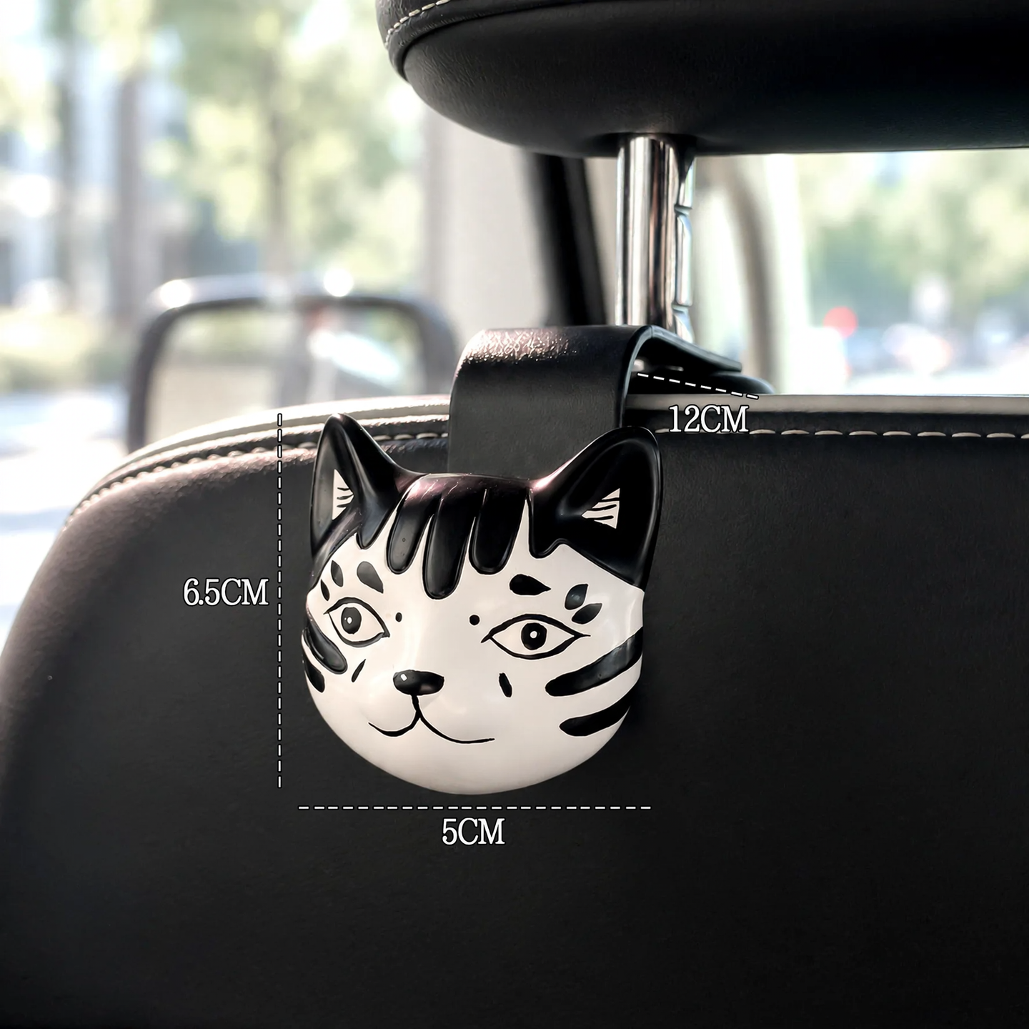 Resin cat car hangers, various designs