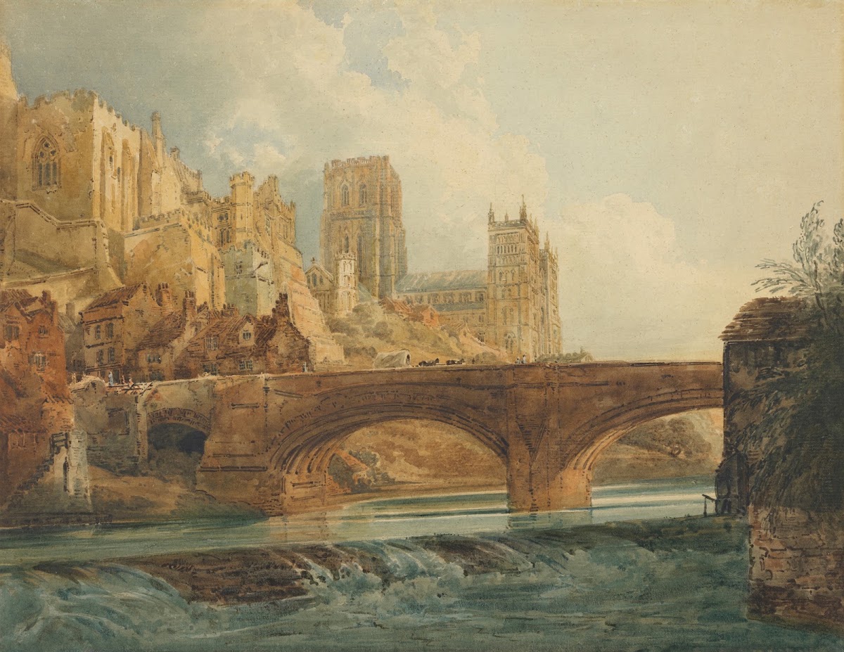Durham Cathedral and Castle about 1800