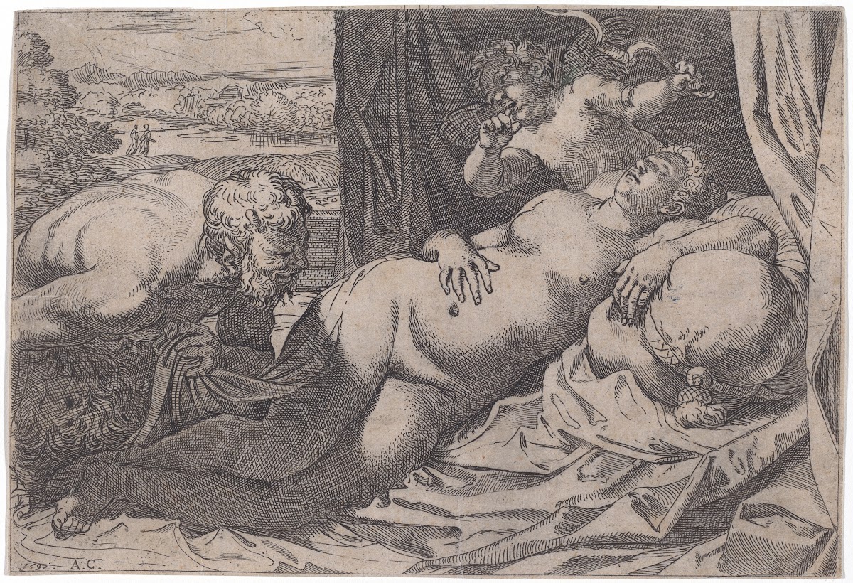Venus and a Satyr 1592