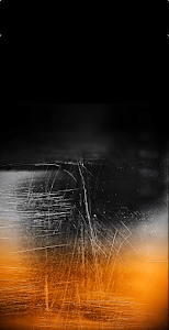 Scratched Metal Grunge Texture Dark Abstract Orange Glow