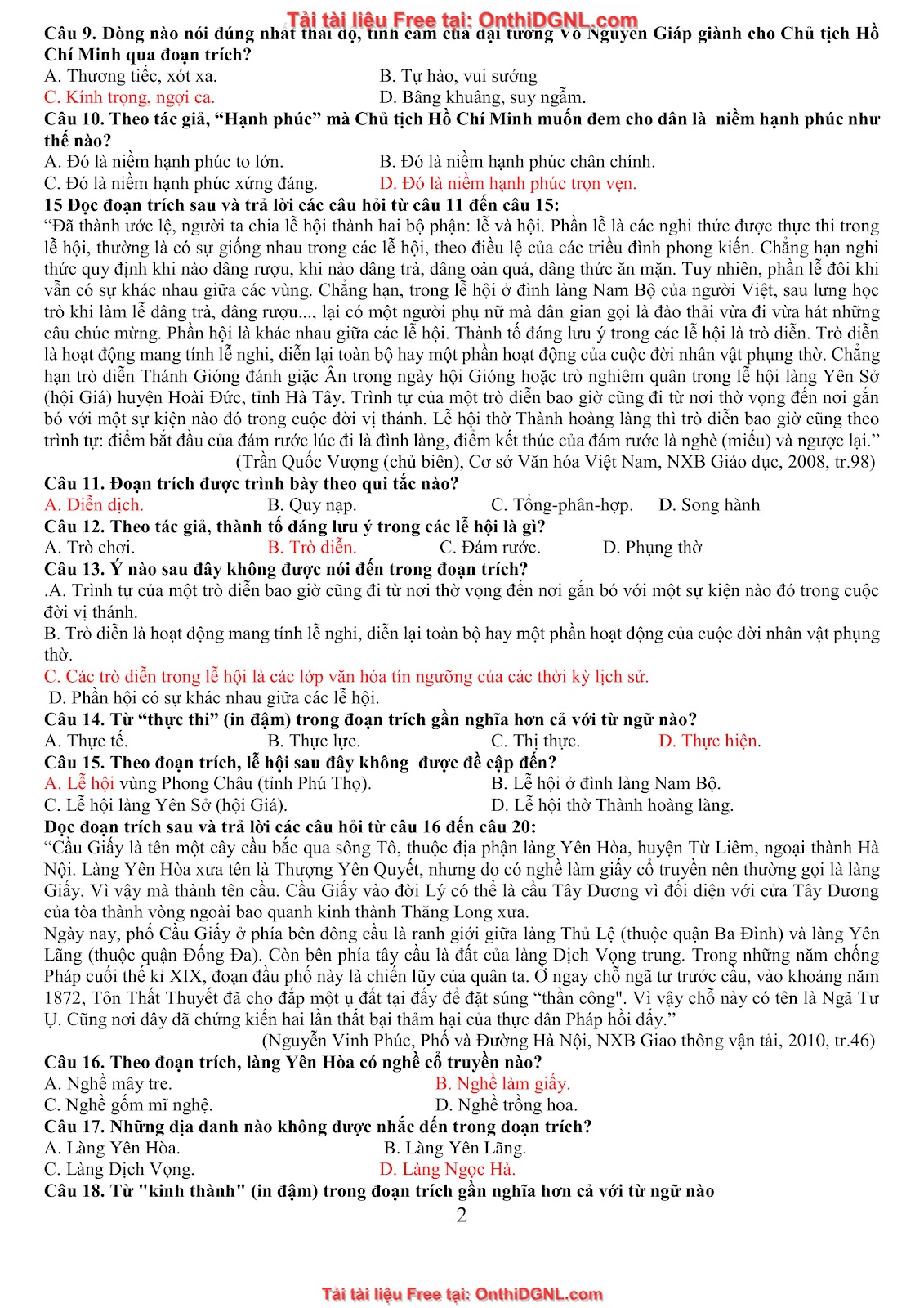 39 Đề ôn HSA - ĐỊnh tính