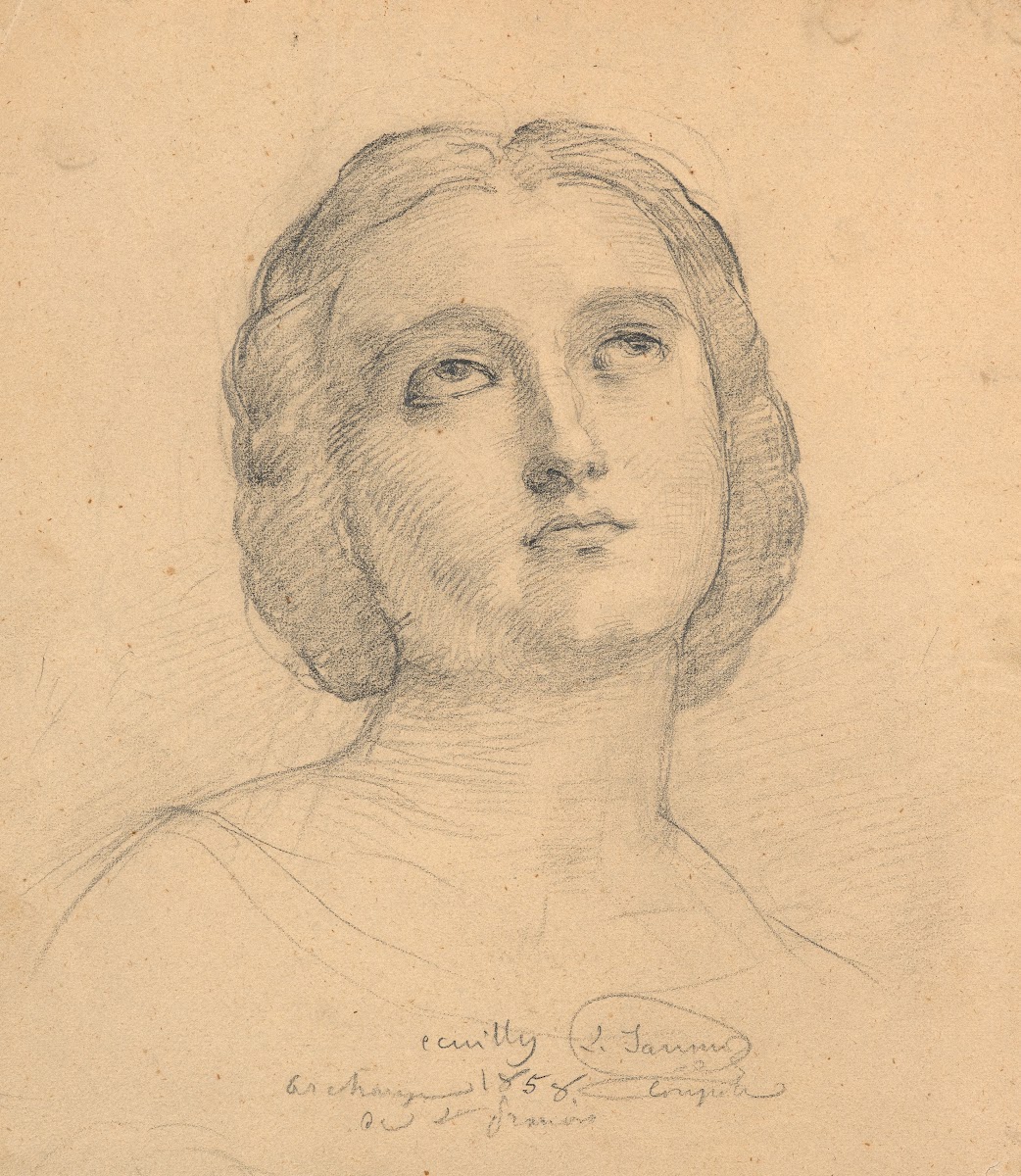 Study of the Archangel Gabriel 1858