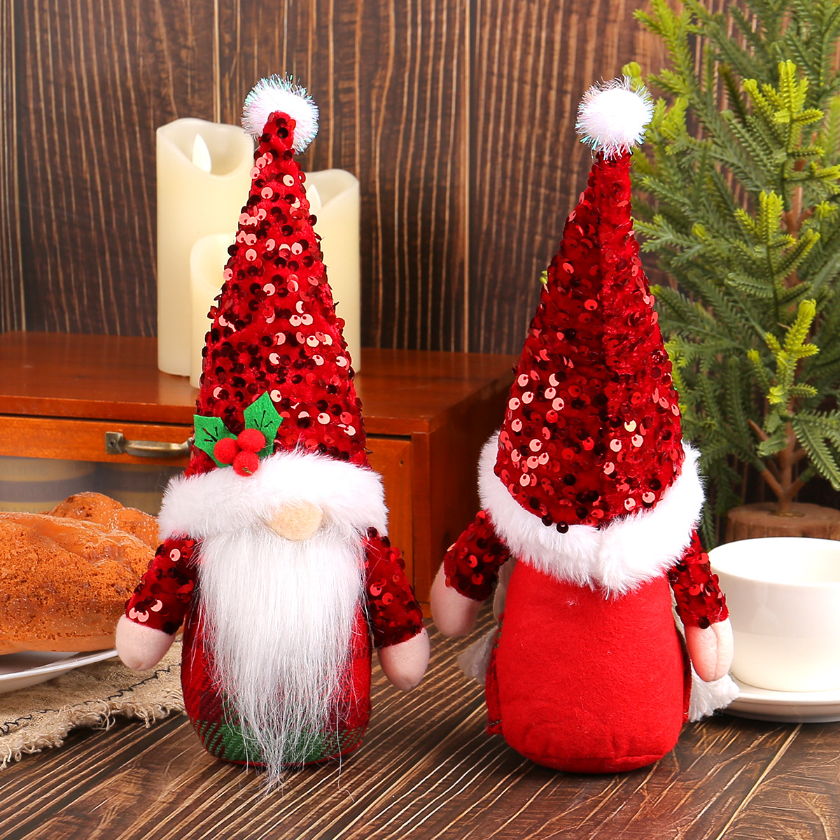 Christmas Gnome with Glitter Hat