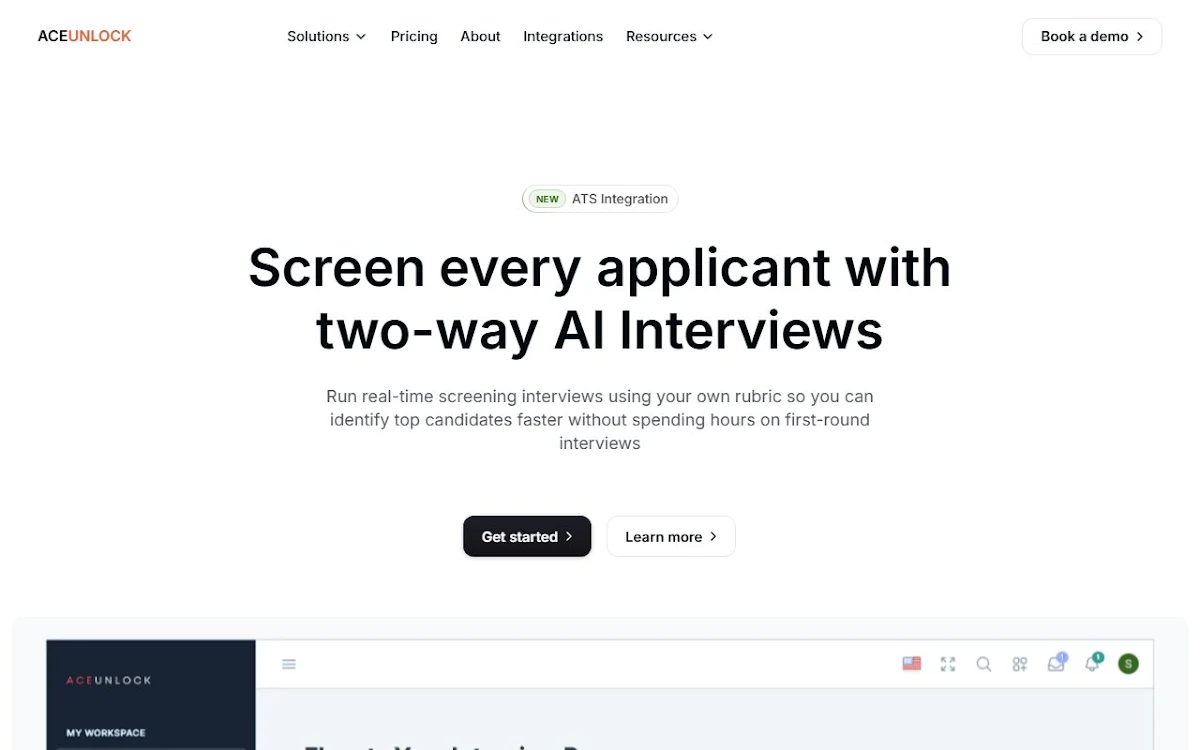 Captura de AceUnlock AI