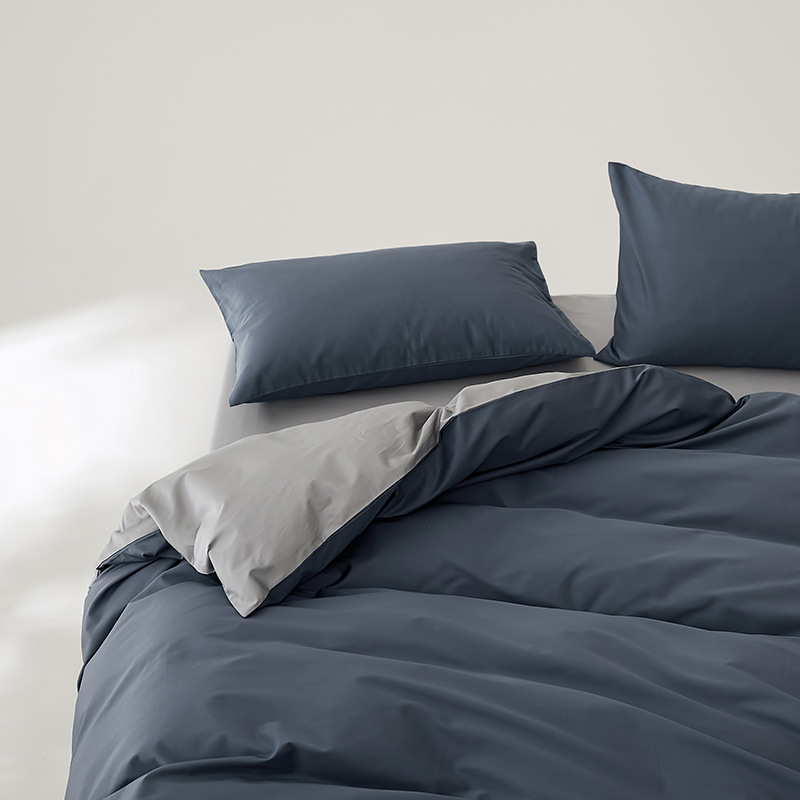 Cotton bedding set, 4-piece, Long-staple combed