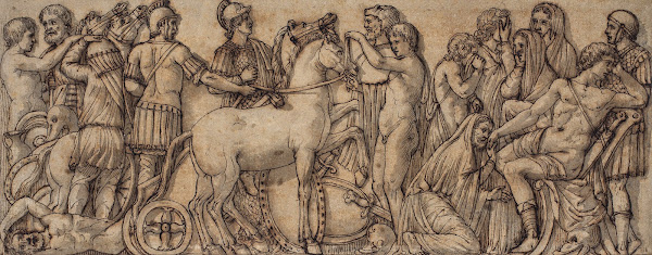 Frieze from a Roman sarcophagus 1595  1668