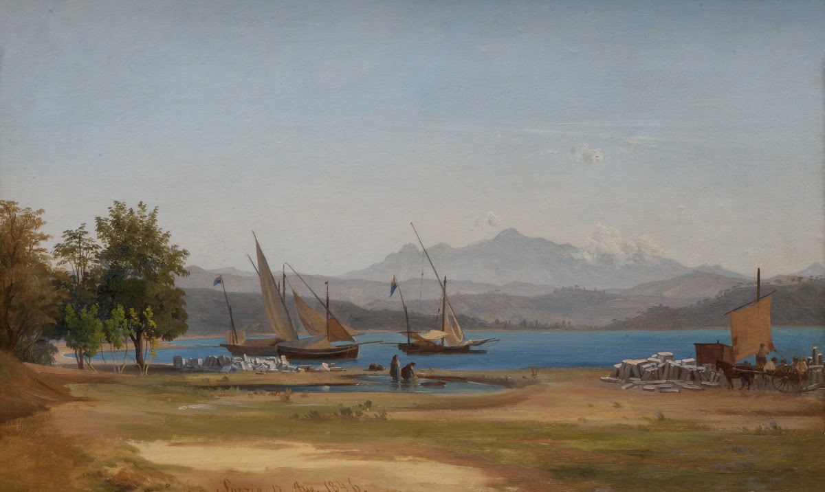 View from La Spezia 1846
