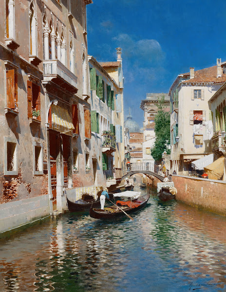 Gondolas in Venice