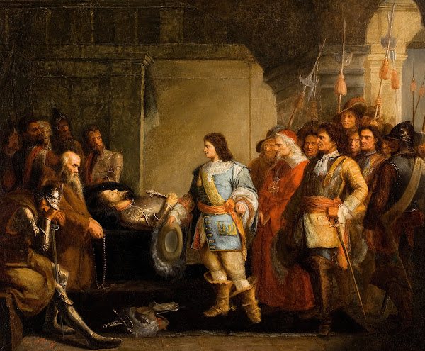 Death of the King Jean dAllemand Lord de Malandrin circa 1880