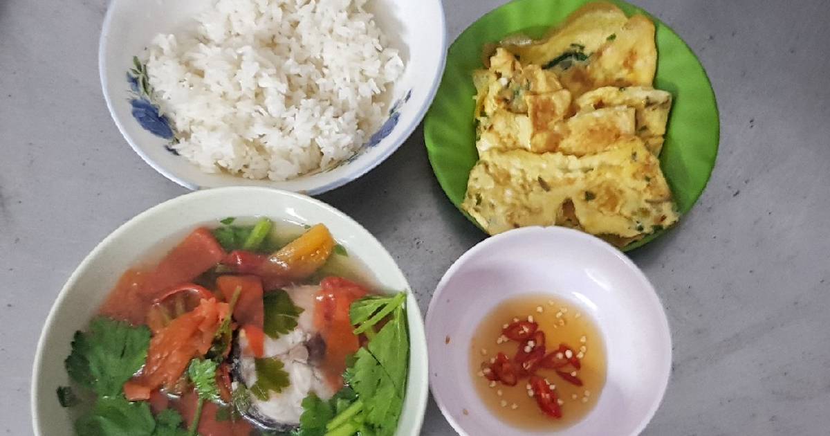 Mâm cơm dưới 50k