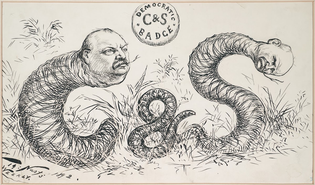 Democratic badge 1892