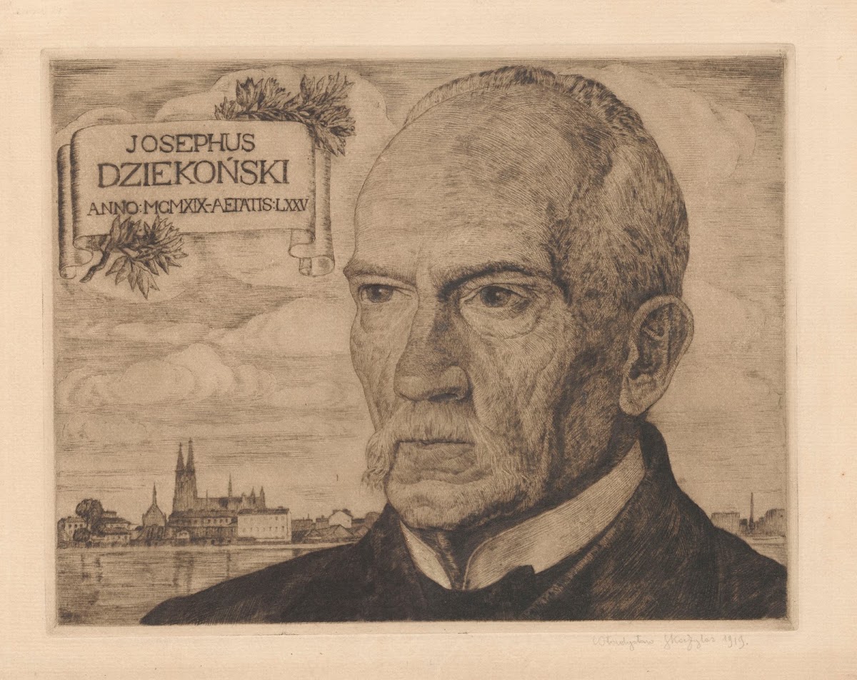 Portret Józefa Piusa Dziekońskiego 1919