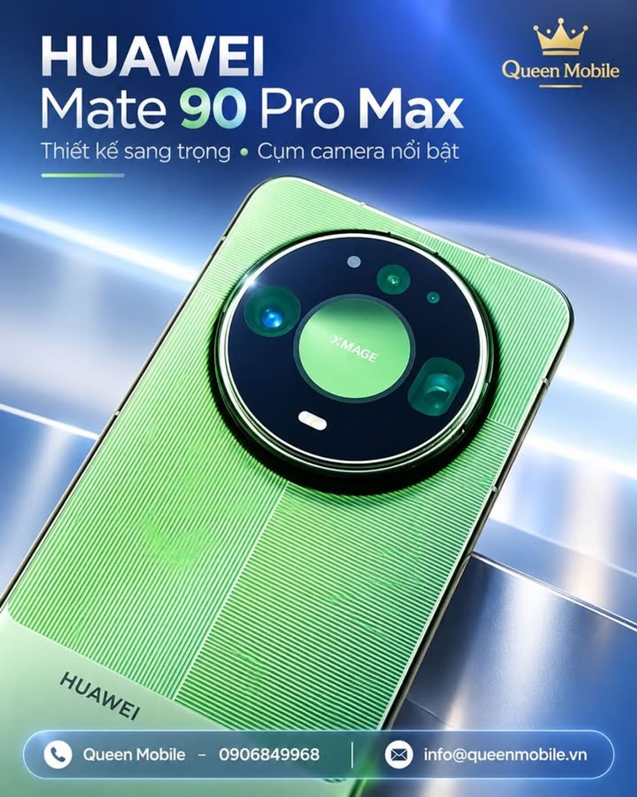 HUAWEI Mate 90 Pro Max chính thức trình làng – Camera tele 200 MP, chip Kirin 9050 Pro, pin 6.800 mAh và thiết kế xanh ngọc nổi bật #Huawei #HuaweiMate90ProMax #Mate90ProMax #Huawe
