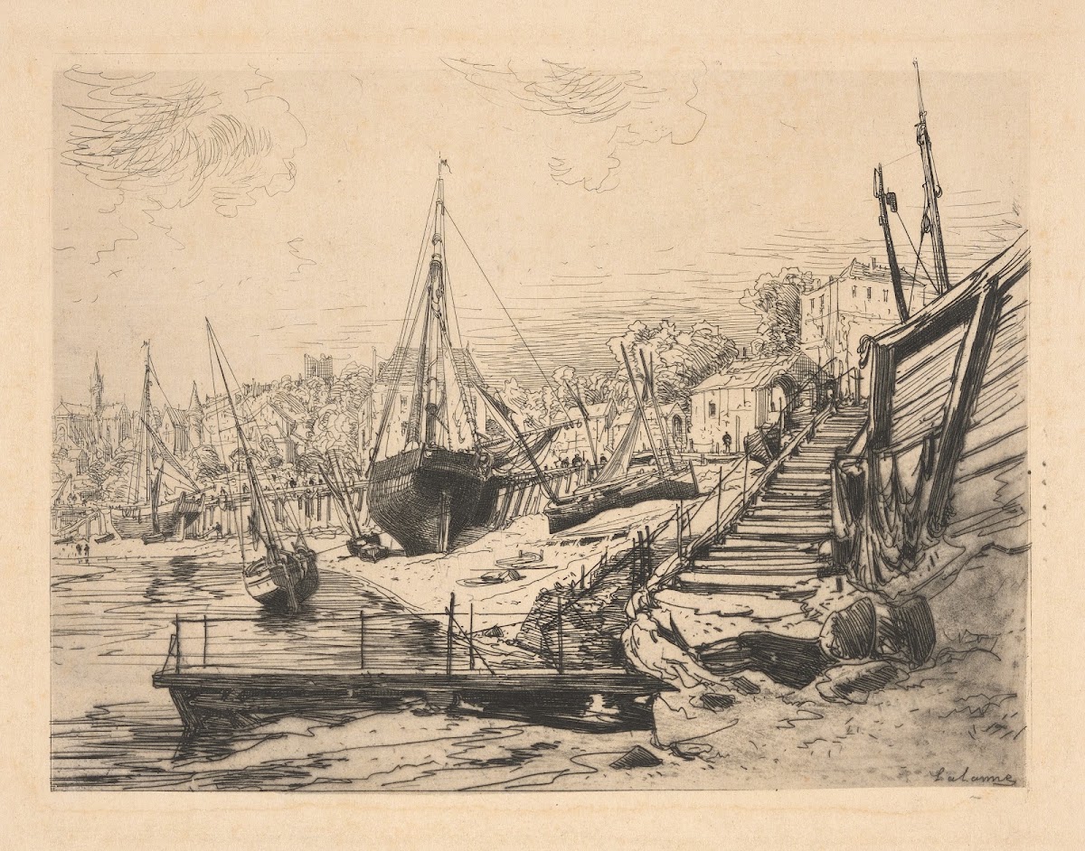 At Concarneau 1870