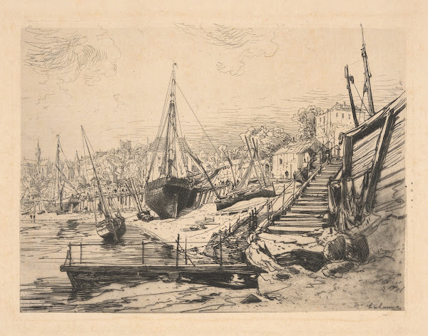At Concarneau 1870