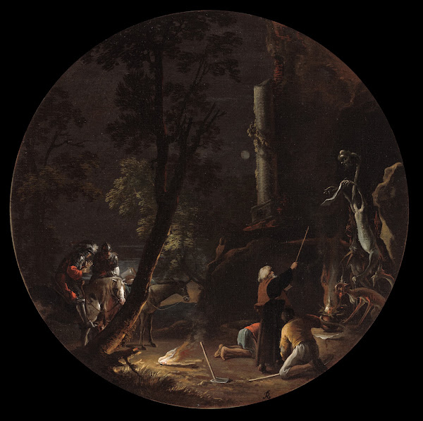 Scenes of Witchcraft Night c 1645 1649