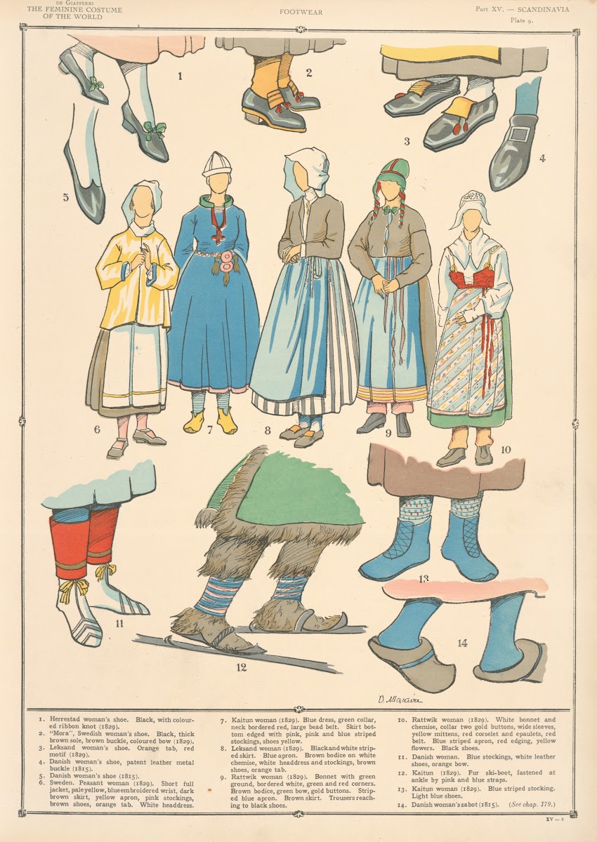 Scandinavia  Footwear 1926 1927
