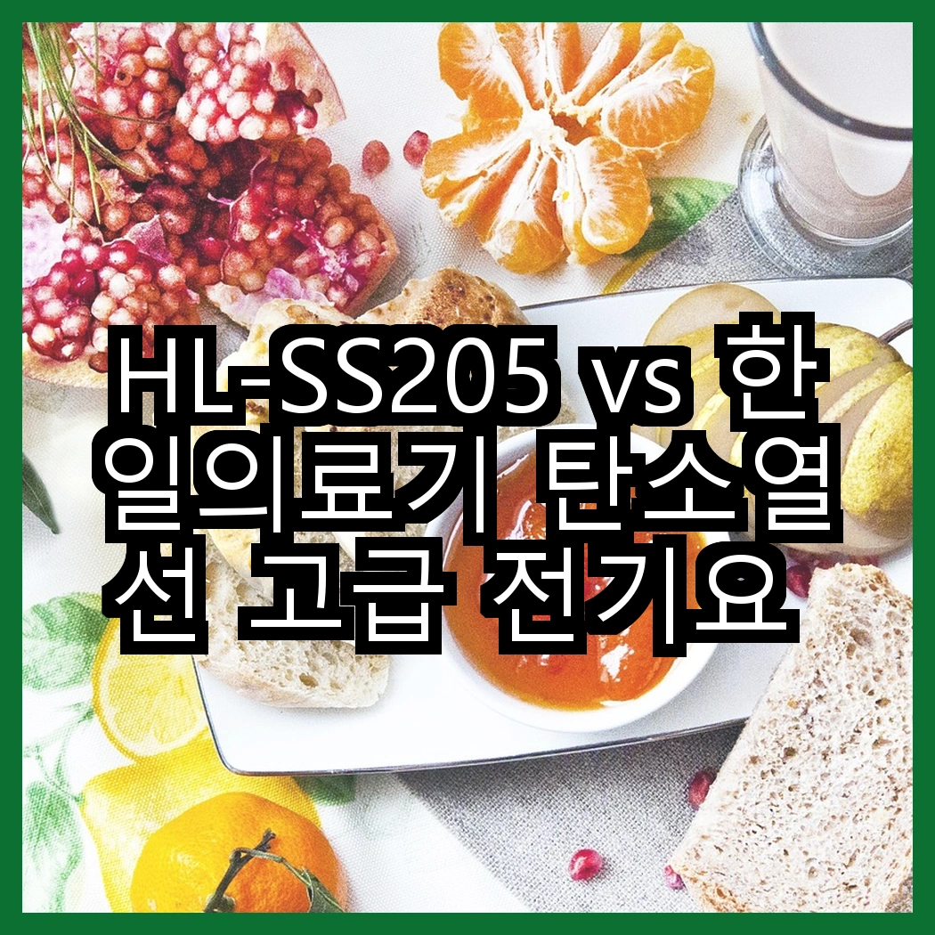 HL-SS205 vs 한일의료기 탄소열선 고급 전기요 HL-D205, 성능 비교 썸네일